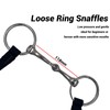 MP2MINGPIN Reinforced Horse Reins and Bridle(Foam Padding) Adjustable PP Webbing