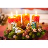 VBS Pina Fir Wreath, Plastic Fir Wreath, Diameter 30 cm,
