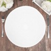 SHACOS Round Braided Placemats Set of 6 Round Table Mats