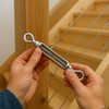 DN M4 Stainless Steel 304 Hook & Eye Turnbuckle Wire