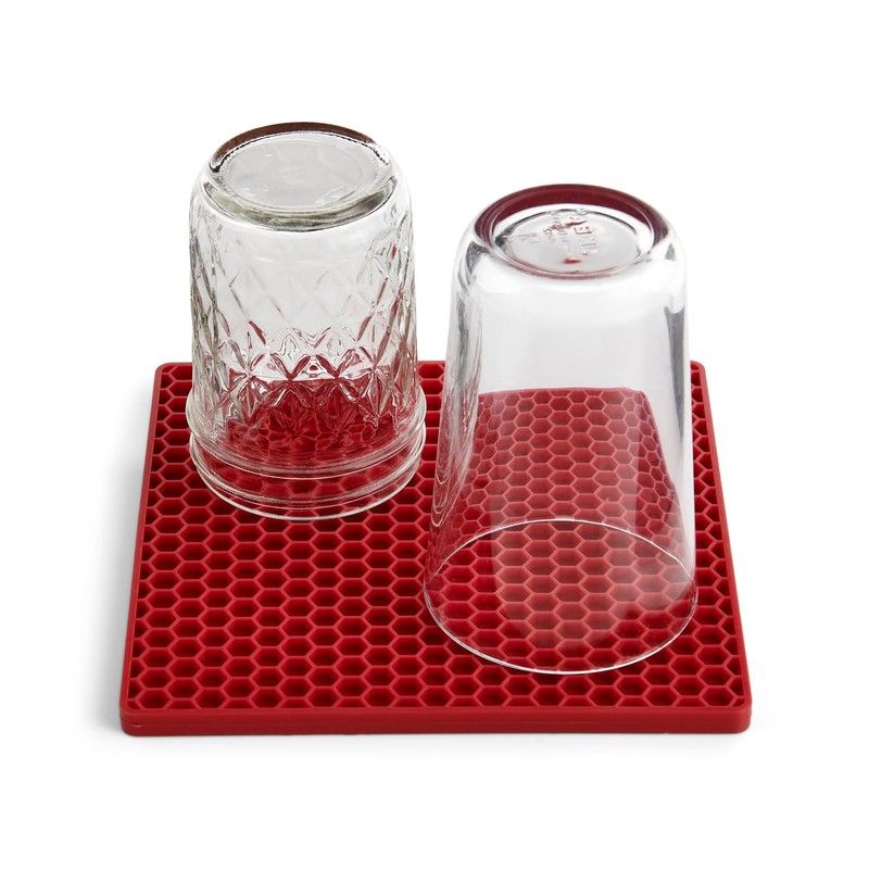 Mrs. Anderson’s Baking Silicone Honeycomb Trivet, Non-Scratch, Non-Skid, Heat Safe,