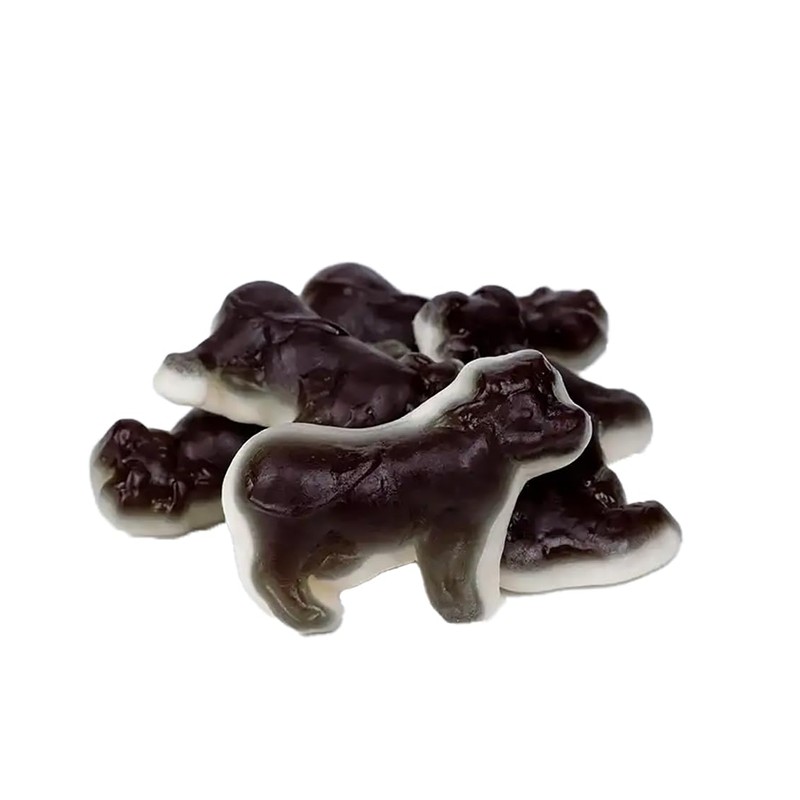 Fruidles Gummy Candy Cows, Black and White Gummies, Non-GMO (1