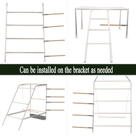 4 pcs Chicken Roosting Bars Single Wooden Pole, Chicken Supplies For Coop,Chicken Coop Simple Accessories,Angle-Adjustable Chicken Coop Toys,Birds Training Platform For Cockatiels Lovebirds And Parrot