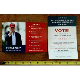 Trump VOTE REMINDER  NH 2 cards for $4.99