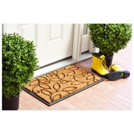 Calloway Mills AZ100132436 Vine Leaves Doormat, 24" x 36", Natural/Black