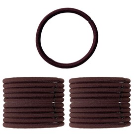 Craft Shop CLAN Hear Rubber Ring Rubber Inner Diameter 2.0 inches (5 cm), Thickness 0.2 inches (4 mm), Brown, Set of 20
