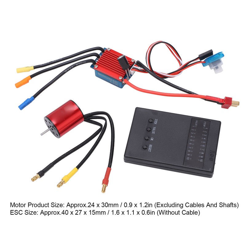 Brushless Motor ESC Universal 5800KV Brushless Motor 25A Brushless ESC