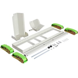 Gecheer 1800 Lb. Capacity Motorcycle Stand/Wheel Chock,Adjustable Heavy Duty with 4 Sets tie Down