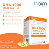 HAIM DHA 1000 Omega-3 Fish Oil - 90% Purity with