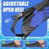 MELUMILU Snorkel Fins, Swim Fins Travel Size Short Adjustable for