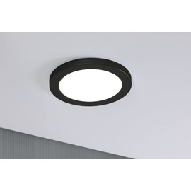 Paulmann Cover-it 93097 LED Panel 2-in-1 225 mm Round Including 1 x 16.5 W Daylight White Black Plastic Ceiling Light 4000 K
