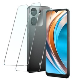 Tuxiwei For Tracfone BLU View 5 B160V Glass Screen Protector Tempered [ 2-Pack ], Tracfone BLU View5 Tempered Glass Flim Ultra HD Anti-fingerprint [9H Hardness Anti-Shatter] Bubble FREE Case Friendly