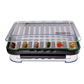 Snowbee Easy-Vue Competition Fly Box - Black/Clear, Medium