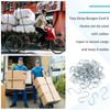 Yaocom 100 Pcs Tarp Strap Bungee Cord S Hooks Steel