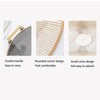 Round Tray with Gold Handle Elegant Multi Functional Golden Rim