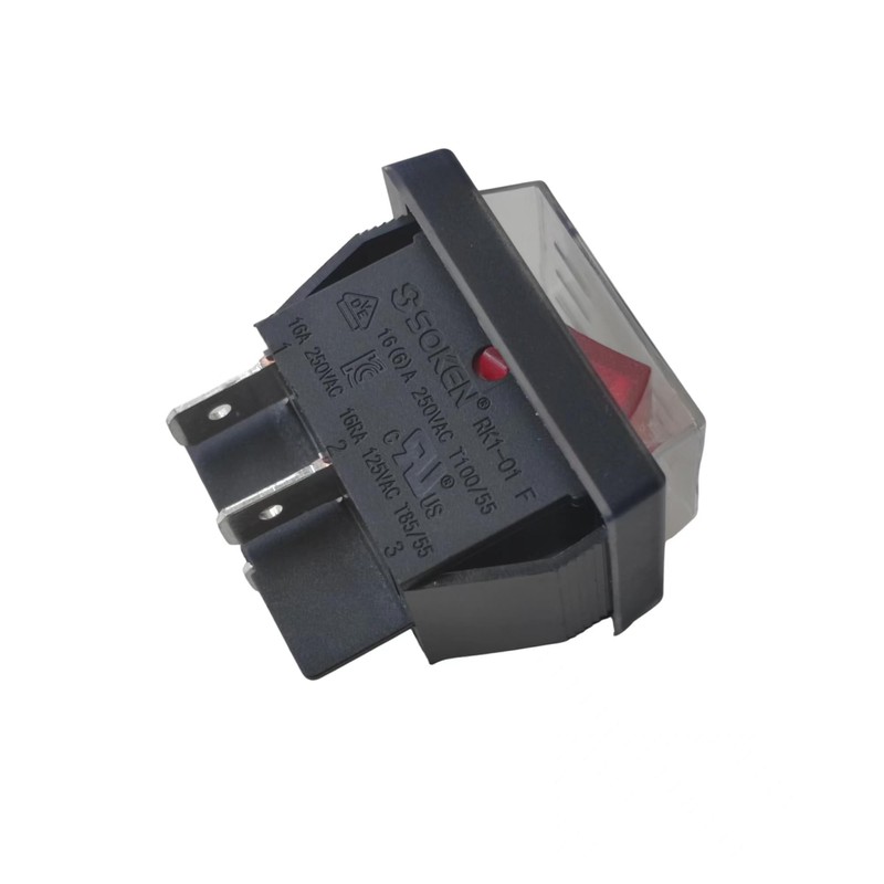 RK1-01 SOKEN Waterproof Rocker Switch ON-OFF DPST Coffee Maker Switch