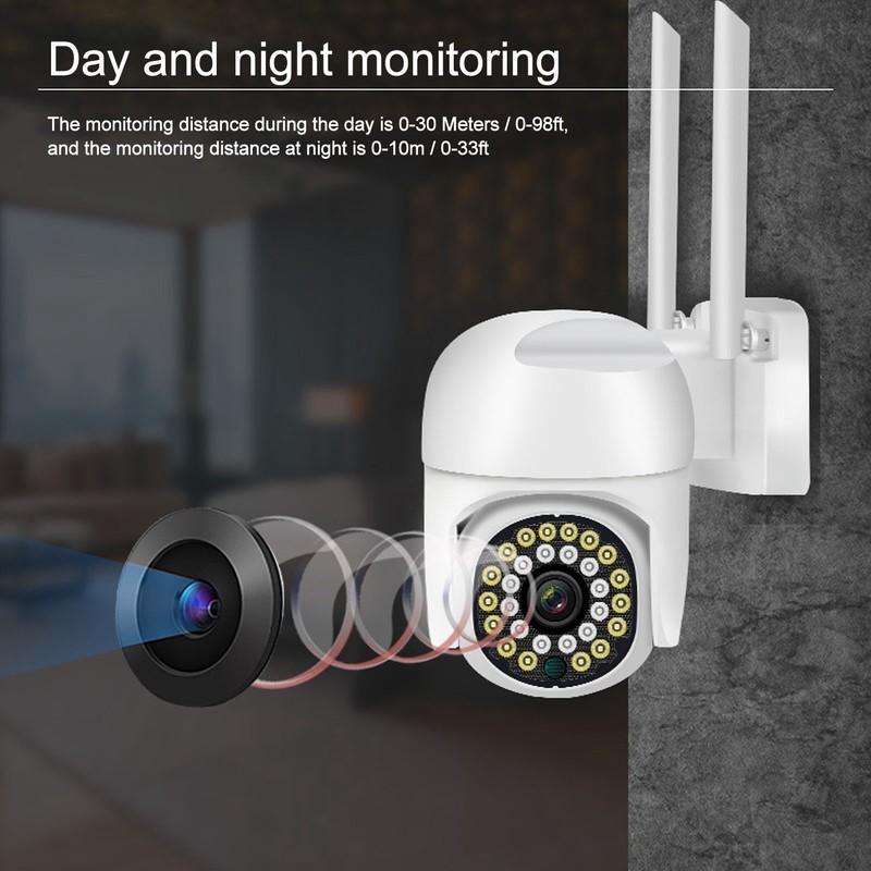 Wireless Camera 2.4G WiFi 2MP 1080P Night Vision Motion Detection