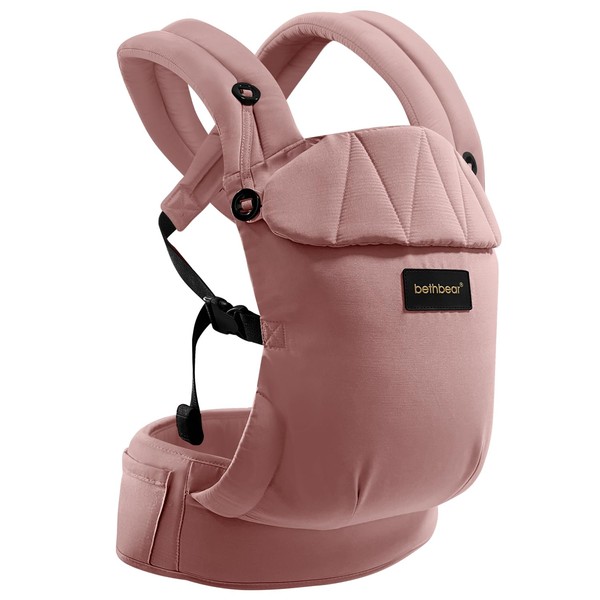 BethBear Baby Carrier for Newborn to Toddler 7-45 lbs,Ergonomic Design,Versatile