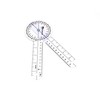 A2ZSCILAB Plastic 8" Goniometer 360 Degree ISOM Physical Therapy Angle
