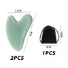 2 Pieces Jade Massage Tools, Jade Gua Sha Face Massage