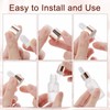 Njvial 30 Pack 20ml Frosted Glass Dropper Bottles for Essential