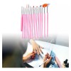 Other 15 Bolígrafos Para Diseño De Uñas, Herramienta Rosa Claro