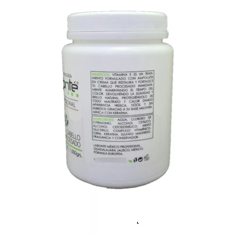 Labonté Vitamina E Keratina La Bonté 1kg + Envío Gratis