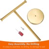 Kalitro Gold Towel Rack Hand Towel Stand, Bathroom Towel Holder
