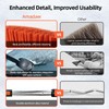 AMADAW 45" Extendable Snow Brush and Ice Scrapers for Car
