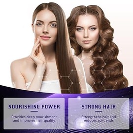 No Bald Hair Growth Oil Blend, Hair Mask for Dry and Damaged Hair, Hair Mask for Hair Growth,Deep Conditioning Hair Mask, Hair Mask for All Hair Types(1PCS)