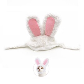 Rabbit Hat for Cats, Cat Cosplay, Rabbit Ears Transformation, Adjustable