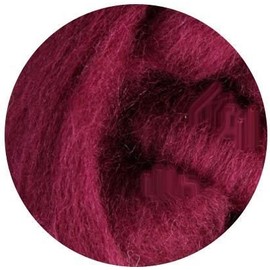 NZ Corriedale Wool Roving for Felting - 1 Ounce Boysenberry