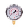 THERMIS Pressure Gauge 304G 1/4 Connection from Below (0 -