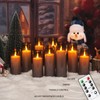 kakoya Flickering Flameless Candles Battery Operated with Remote and 2/4/6/8