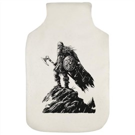 'Viking Standing on Cliff' Hot Water Bottle Cover (HW00036919)