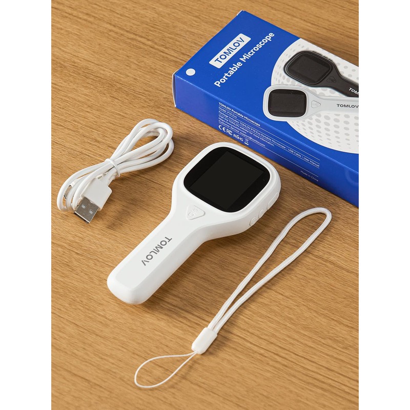 TOMLOV P10 Evo Handheld Microscope for Kids, 20X Portable Insects