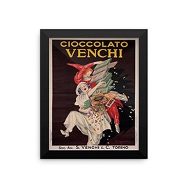 Vintage poster - Cioccolato Venchi 0420 - Premium Luster Photo Paper Framed Poster (8x10)