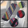 Hihaha 2pcs Universal Car Seat Belt Shoulder Pad Covers Linen