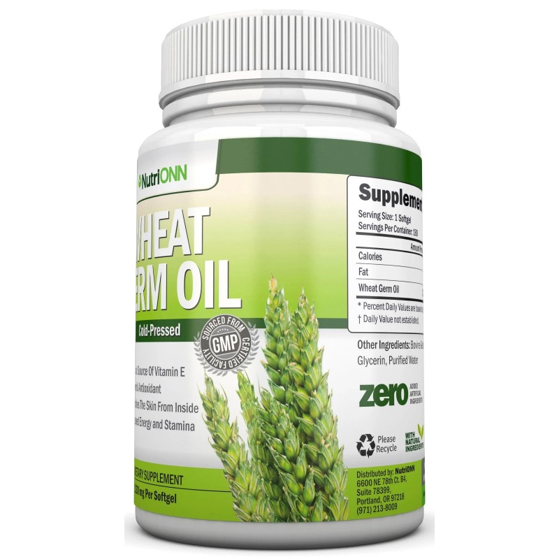 NutriONN Wheat Germ Oil - 100% Cold Pressed – Skin