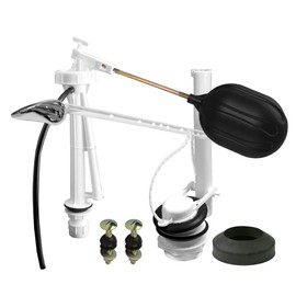 Fleximatic 2723 Juego de Herrajes Zero Fugas con Flexi-Sapo y Válvula, 8.5", para descarga de 2", empaque esponjoso y tornillos tropicalizados