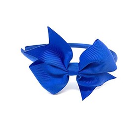 Royal Blue Bow Hairband Headband Alice Band School Uniform