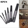 6 Pcs Screw Extractor Set, Damaged Screw Extractor Set, Easy