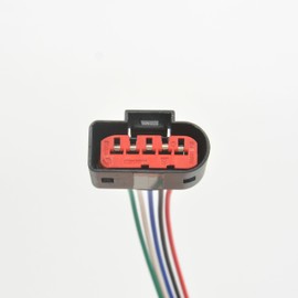 5 Pin MAF Mass Air Flow Sensor Connector Plug 1J0973775A - Compatible with VW Golf (2006-2018), Jetta (2005-2018), Passat (2006-2015), Tiguan (2009-2017) - Replaces OEM 1J0973775A 06A906461A