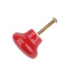 JAPCHET 20 PCS Red Ceramic Drawer Knobs, 32mm Ceramic Cabinet