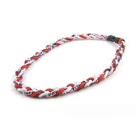 Braid Germanium Necklace: Sports Breath (Baseball, Soccer, Golf, etc.) (Red, Pink, White)