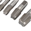6Pcs NPT Pipe Tap Set Thread HSS for Plumber Industrial