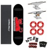 Toy Machine Skateboard Complete Devil Cat Black 7.625" Indy, Soft