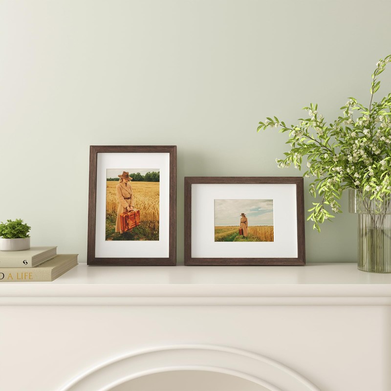 Egofine 11x14 Picture Frames Set of 4, Made of Solid