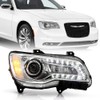 ACANII - For [Halogen Type] 2015-2023 Chrysler 300 Chrome Bezel