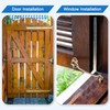 sourcing map 4" Hook and Eye Latch, Barn Door Lock